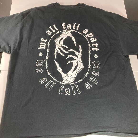 STAY SICK 2XL XXL AttilaT-shirt Metalcore Deathcore Tee Diamond Anchor Bones - Picture 4 of 7